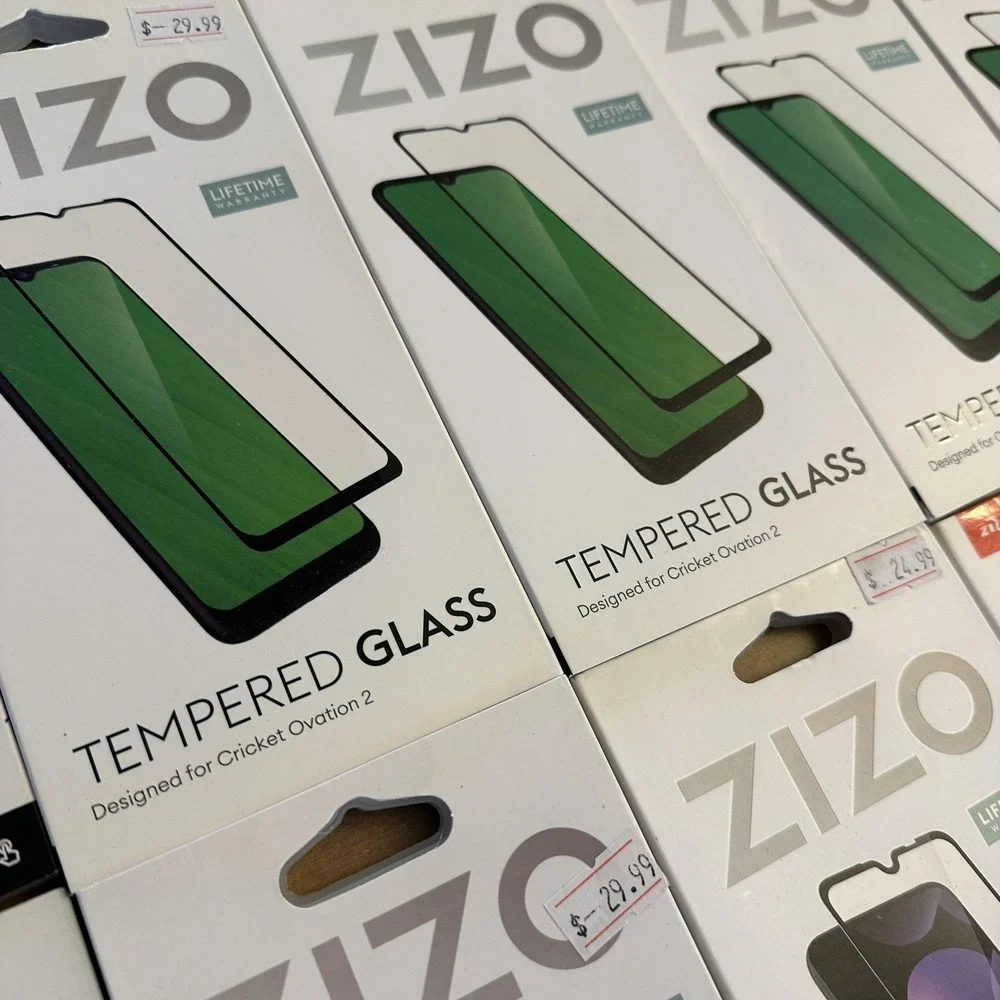 Zizo Tempered Glass Screen Protector Lot Clear IPhone 13 Moto G Cricket Ovation2